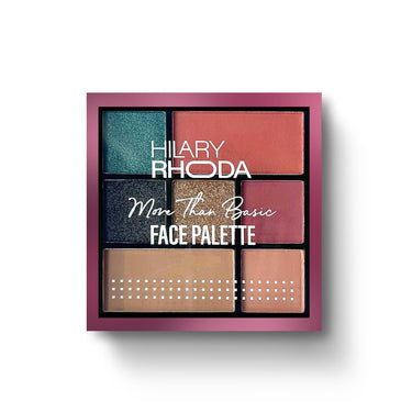Hilary Rhoda More Than Basic Face Palette | With Blushes, Shimmer Highlighters & Eyeshadows | Highly Pigmented & Long Lasting Face Palette |10.5g (All Nighter - Shade 04)